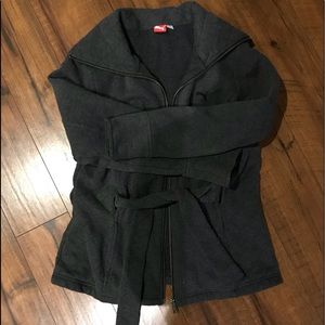 Puma Jacket Charcoal Gray Size L
